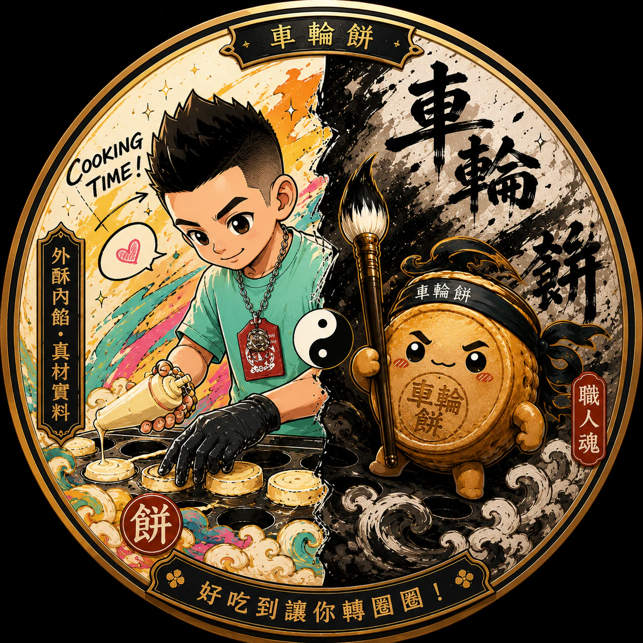 洛伐克 脆皮車輪餅（素食）