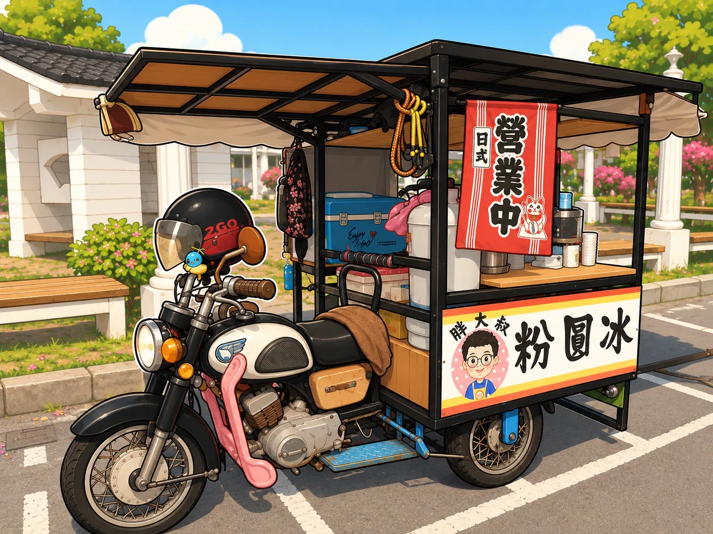 胖大叔粉圓冰